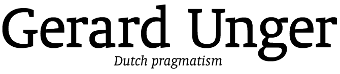 Gerard Unger : Le pragmatisme néerlandais