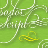 Ambassador Script Font Flagge