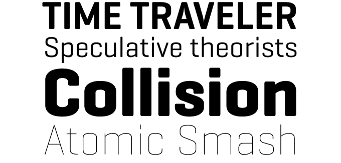 Geogrotesque font sample