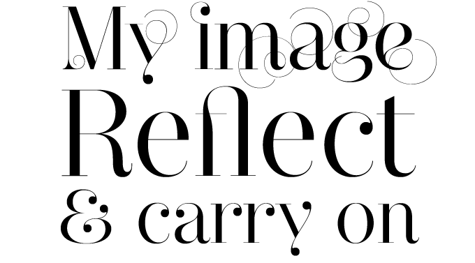 Narziss font sample