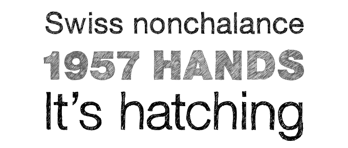 Sketchetik font sample